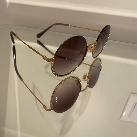 Miu miu round crystal sunglasses main image 14
